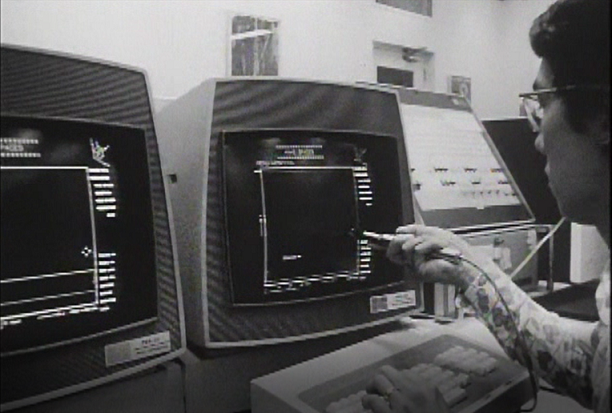 　1976年に長島氏が開発した3次元CADシステム 